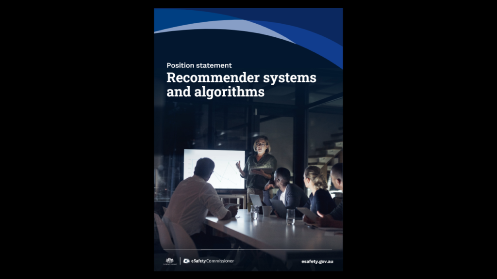 Cover of Position Statement: Recommnedar systems and algorithms