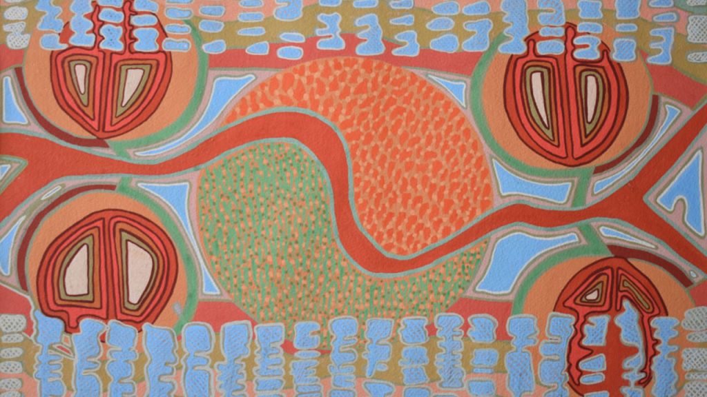 Information-Retrieval-on-Country Indigenous Artwork depicting Information Retrieval on Country