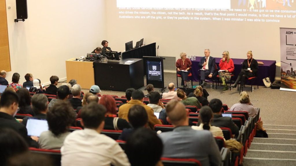 Audience attending the 2025 ADM+S Symposium