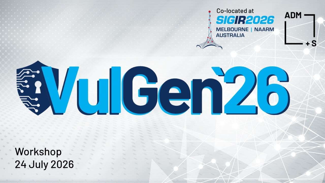 VulGen'26 in dark and light blue.