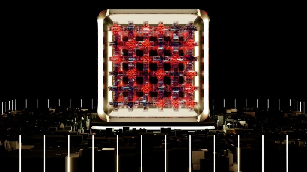 Red digital box
