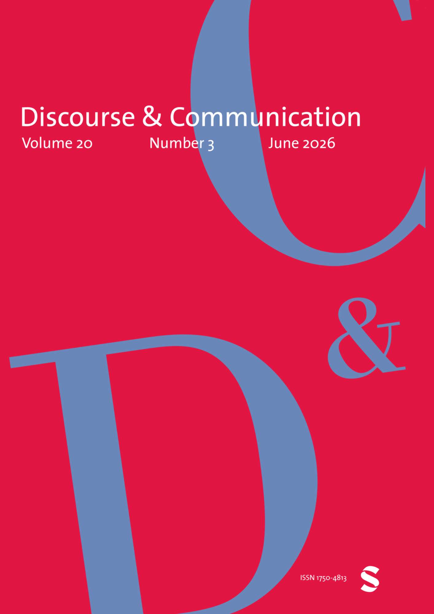 Discourse & Communication journal cover