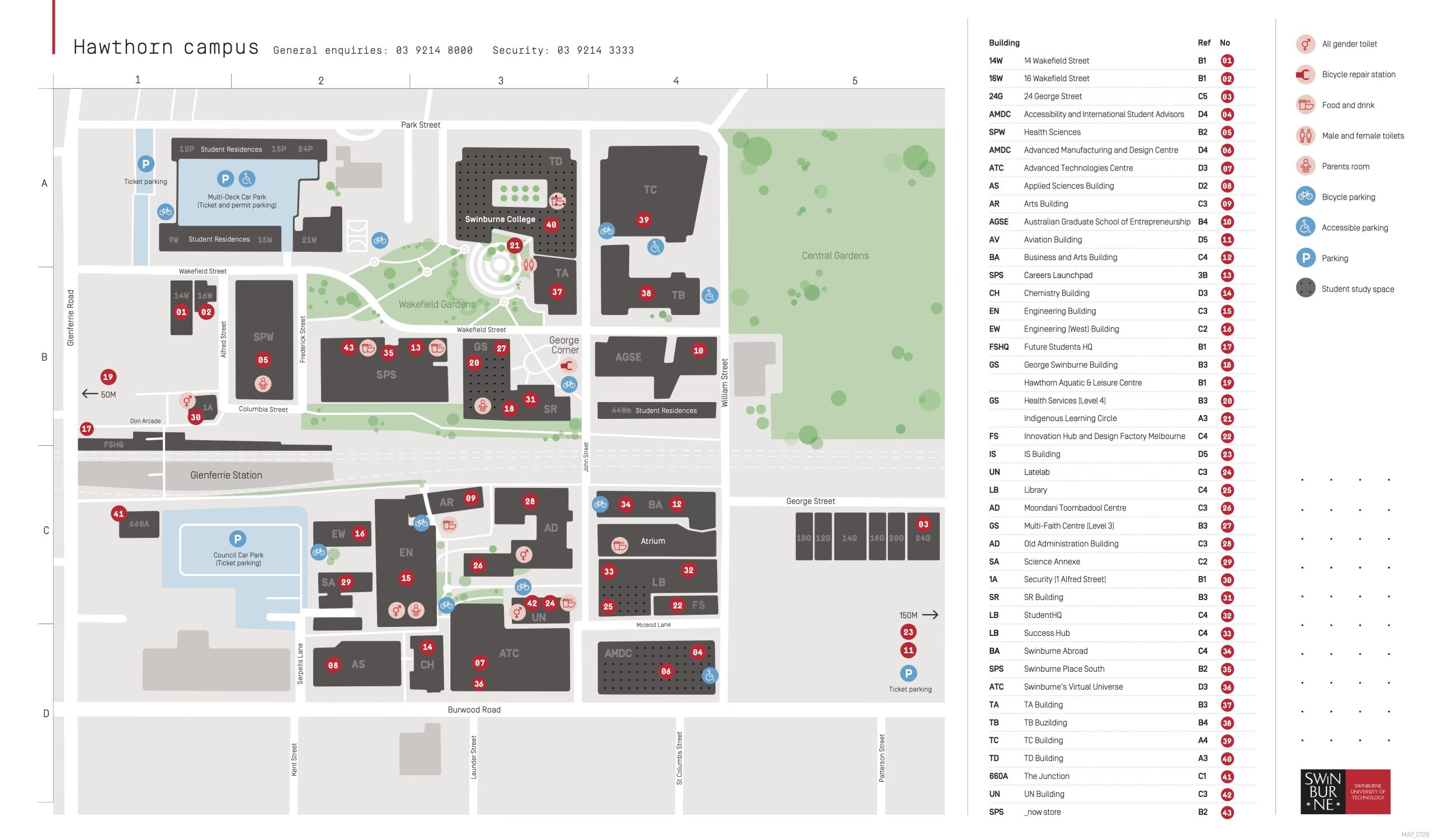Monash University Hawthorn_Campus_Map_2026