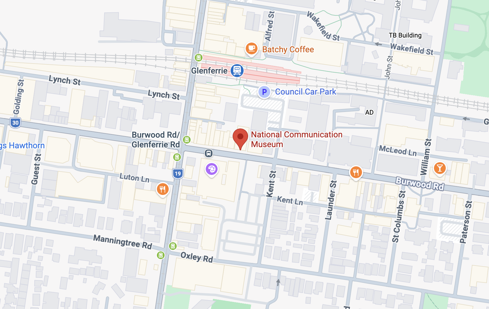 National Communication Museum Map