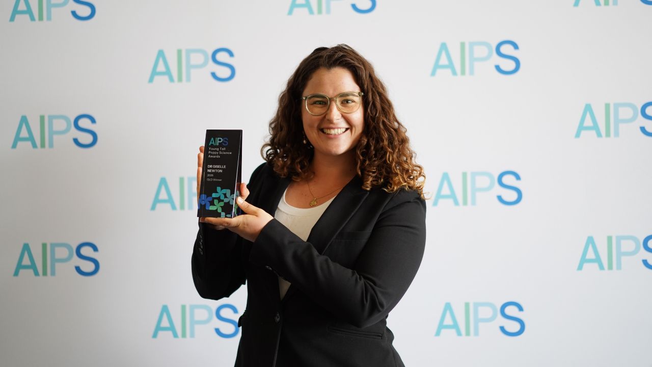 Dr Giselle Newton named a Queensland Young Tall Poppy Award winner